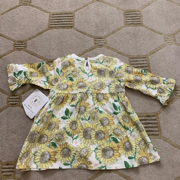 NWT Burt’s Bees Baby Sunflower Organic Cotton Top 18M - Picture 5 of 7
